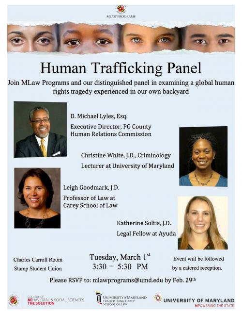 Human Trafficking Panel Mlaw Tuesday March 1 2016 Bsos